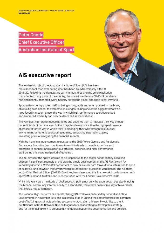 Ais Report Example Transparency Portal